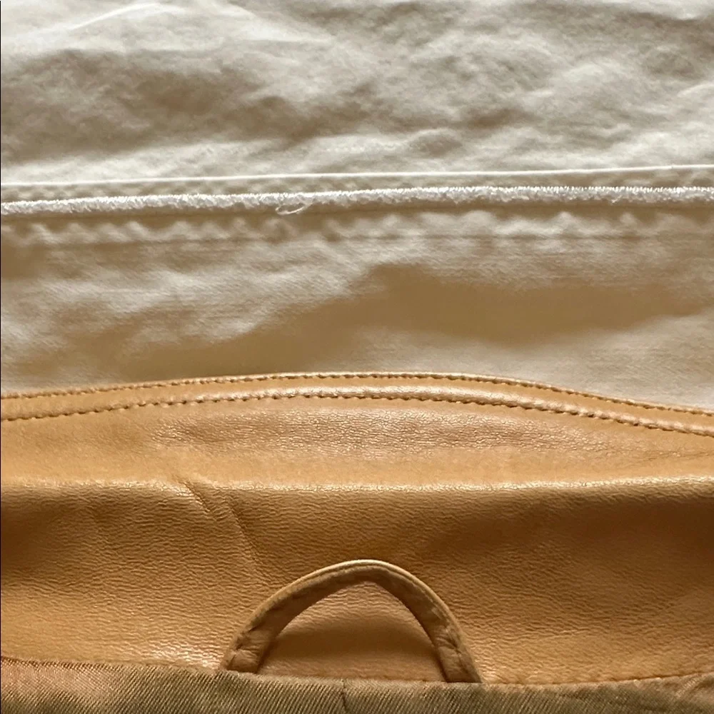 Bruno Magli Tan Leather Jacket - Picture 12 of 14